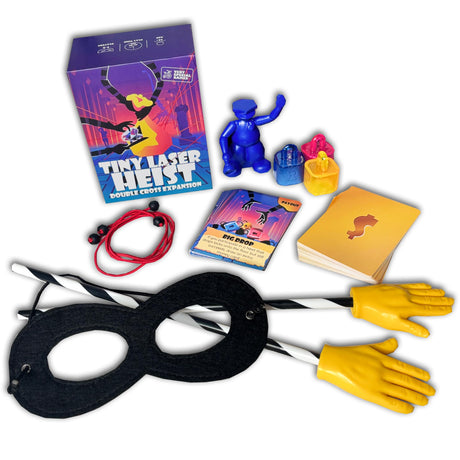 Tiny Laser Heist – Hilarious 3D Heist Game, Outsmart & Negotiate for The Loot, Fun Cooperative Board Game for Ages 12+, Perfect for Game Nights & Parties, 3-6 Players