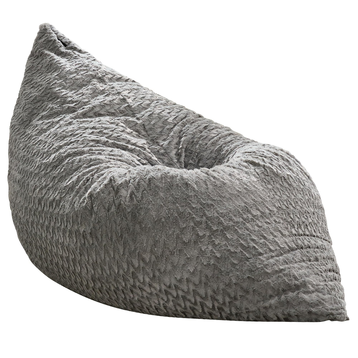 Hobestluk 3 in 1 Bean Bag Chair Giant Bean Bag Chairs Convertible Bean Bag Floor Cushion with Machine Washable Cover, Beanbag Chairs for Adult (Dark Grey)