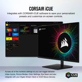 Corsair 45-Inch 240Hz OLED Gaming Monitor - 3440x1440, 0.03ms Response, G-SYNC/FreeSync Compatible