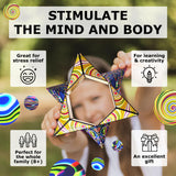 SHASHIBO Holographic Shape Shifting Box - STEM Magnetic Fidget Cube That Transforms Into Over 70 Shapes, Download Fun in Motion Toys Mobile App (Vapor)