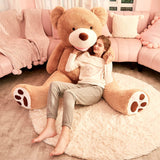 IKASA Giant Teddy Bear Plush Toy Stuffed Animals(Brown,78 inches)
