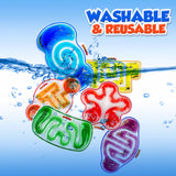 Squishy Sensory Toys for Kids - 4 Pack Fidget Toy Sensory Maze for Autism - Stress Relief Toys for Calm Down - Squeeze Fidget Toy Filled Goo, Glitter, Prizes for Kids Classroom,Classroom Must Haves