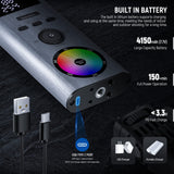 NEEWER RGB LED Video Light Stick, Touch Bar & APP Control, Magnetic Handheld Photography Lighting Wand, Dimmable 3200K~5600K CRI98+ Full Color LED Light with 6400mAh Battery, 17 Scenes, RGB1