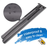 MAXTID Large Door Draft Stopper for Bottom of Doors 36” Under Door Draft Noise Blocker Black Gap Stoppers Door Draft Guard for Bottom of Doors Adjustable Door Seal Sweep Draft Home Essentials Gadgets