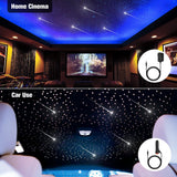 CHINLY Two-Color 1000pcs Twinkle Starlight Headliner Kit 1000 Piece Star Lights for Car,13.1ft Car Star Lights,APP RGBW Fiber Optic Lights Starlights Headliner Kit for Home Theater
