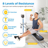 Total Gym APEX Versatile Indoor Home Gym Workout Total Body Strength Training Fitness Equipment