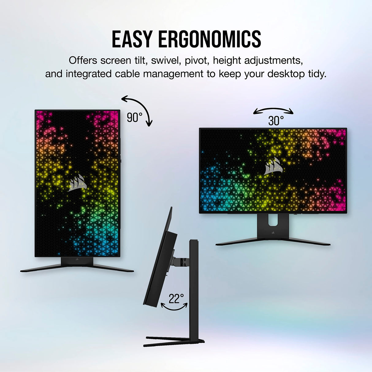 Corsair 45-Inch 240Hz OLED Gaming Monitor - 3440x1440, 0.03ms Response, G-SYNC/FreeSync Compatible