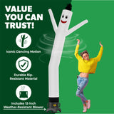LookOurWay Air Dancers Wacky Waving Inflatable Tube Man Set - 10 Feet Tall Inflatable Dancing Man with Blower - Red
