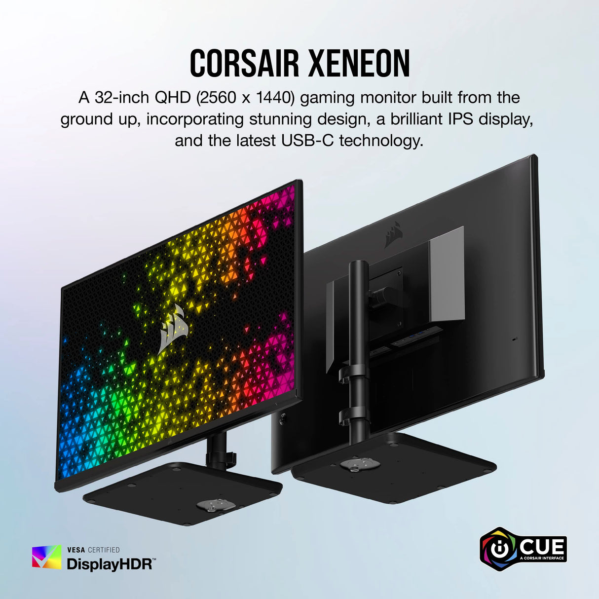 Corsair 45-Inch 240Hz OLED Gaming Monitor - 3440x1440, 0.03ms Response, G-SYNC/FreeSync Compatible