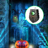 Halloween Decoration, Halloween Doorbell, Haunted Doorbell Animated Eyeball Halloween Decor with Spooky Sounds, Haunted House Halloween Prop Decoration