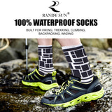 RANDY SUN Waterproof Socks, Unisex Hiking Wading Trail Running Kayaking Crew Socks