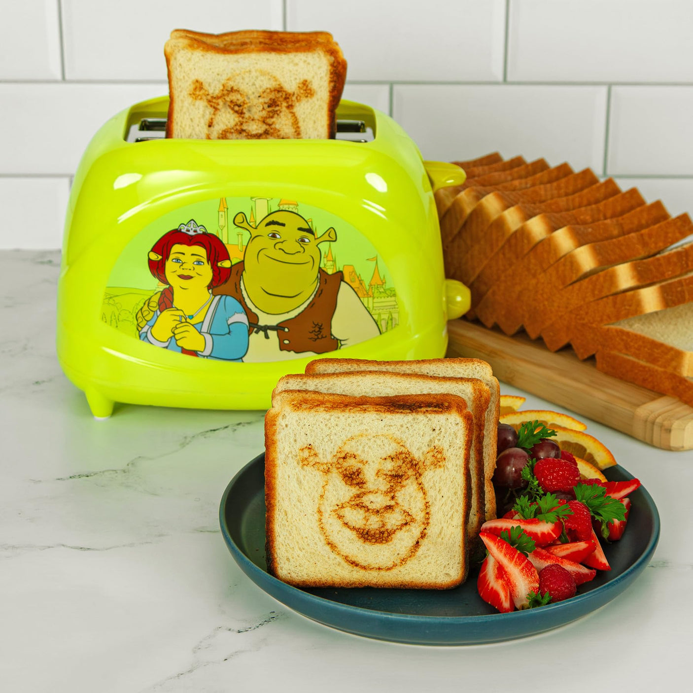 Uncanny Brands Bob Ross Toaster - Toasts Bob's Iconic Face onto Your Toast
