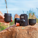WACACO Minipresso NS, Portable Espresso Machine, Compatible Original NS Capsules, Travel Coffee Maker, Manually Operated from Piston Action