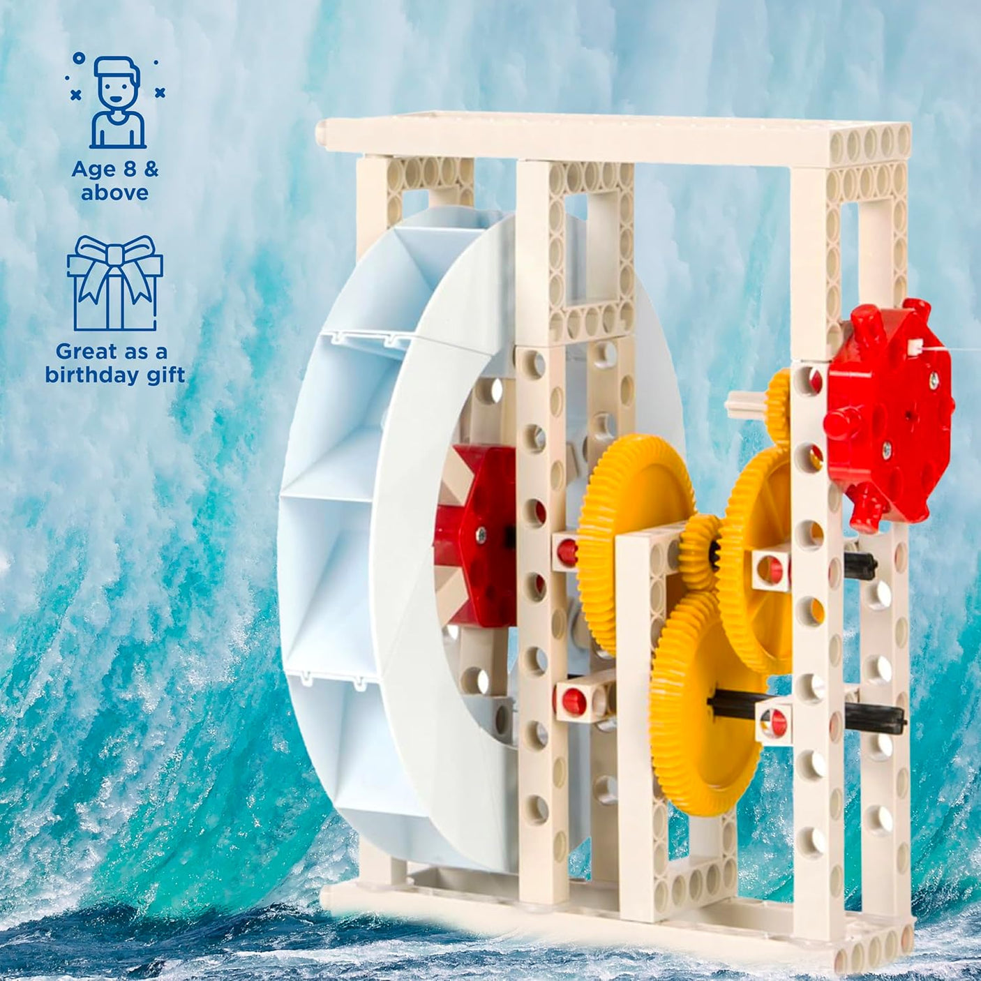 Thames & Kosmos Hydropower Science Kit | 12 Stem Experiments | Learn About Alternative & Renewable Energy, Environmental Science | Parents' Choice Recommended Award Winner