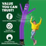 LookOurWay Air Dancers Wacky Waving Inflatable Tube Man Set - 10 Feet Tall Inflatable Dancing Man with Blower - Red