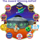 The Original Patented AirFort - Build A Fort in 30 Seconds, Inflatable Fort for Kids, Play Tent for 3-14 Years, A Playhouse Where Imagination Runs Wild, Fan not Included (Starry Night)