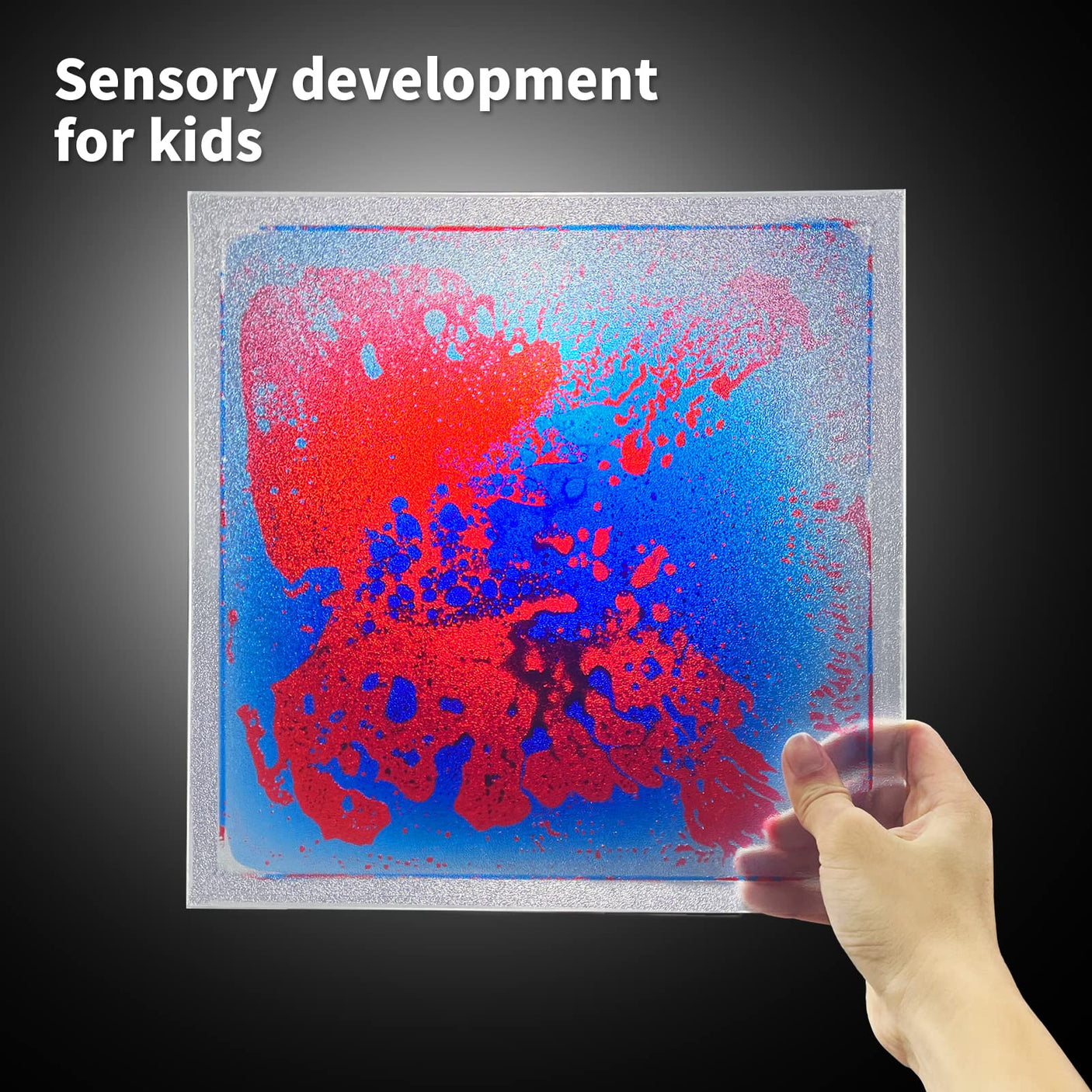 Art3d Liquid Fusion Activity Play Centers for Children, Toddler, Teens, 12" X 12" Pack of 9 Tiles