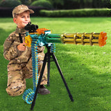 ArtCreativity Dart Gun Super Powerful Electronic Gatling Toy Gun for Kids, Mini Gun Rapid Toy Machine Gun with Foam Dart Blaster, Kids Revolving Toy Minigun with Automatic and Manual Mode