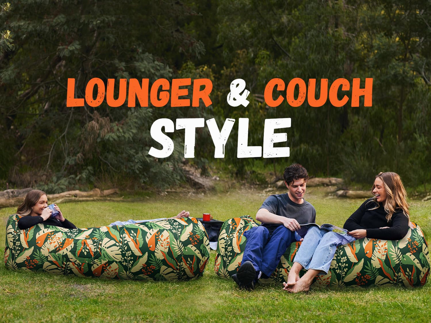 WEKAPO Inflatable Lounger Air Sofa Hammock-Portable,Water Proof& Anti-Air Leaking Design-Ideal Couch for Backyard Beach Traveling Camping Picnics & Music Festivals
