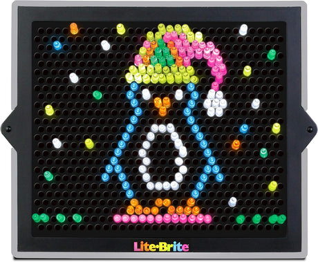 Lite Brite Ultimate Value Retro Toy, 12 Seasonal Templates, Peg Pouch, Amazon Exclusive, Light up Creative Activity Toy, Educational Stem, Gift for Girls and Boys, Ages 4+