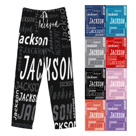Custom Pajamas Pants Plaid Personalized Funny PJ Pant Design with Face Pajama for Men Women Dog Pet