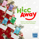 HiccAway Hiccup Straw - Stops Hiccups Naturally & Fast - As Seen On Shark Tank - Clinically Proven Relief for All Ages, Children & Adults - Safe, Lightweight, & Reusable (HiccAway Blue) 1 Pack