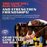 Tiny Laser Heist – Hilarious 3D Heist Game, Outsmart & Negotiate for The Loot, Fun Cooperative Board Game for Ages 12+, Perfect for Game Nights & Parties, 3-6 Players