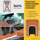 DOK Dog-DOK Inflatable Dock Platform: Safe & Easy Water Access for Dogs Up to 230 lbs; Floating Non-Slip EVA Foam with Dog Boat Ramp for Pool, Dock, & Lake | Military Grade & High Visibility