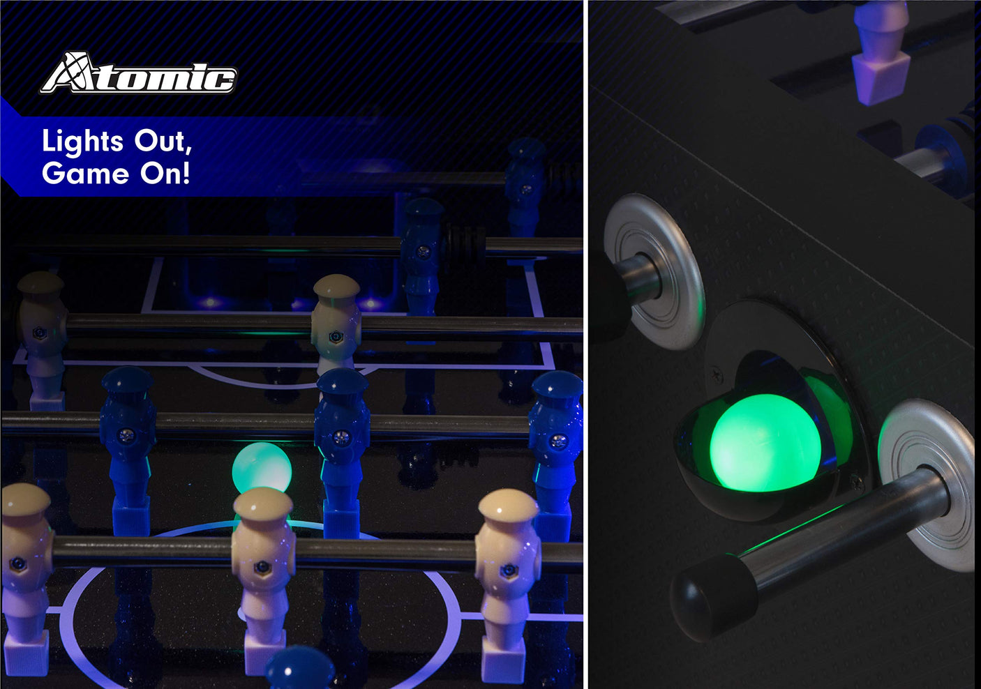 Atomic LED Light Up Foosball Tables