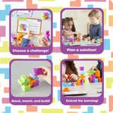 Learning Resources STEM Explorers Brainometry - 3d Puzzle, Brain Games, Brainteaser, Building Logic Toys, Gifts For Boys and Girls, Fine Motor Skills , Pattern Blocks, Math Manipulatives
