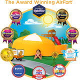 The Original Patented AirFort - Build A Fort in 30 Seconds, Inflatable Fort for Kids, Play Tent for 3-14 Years, A Playhouse Where Imagination Runs Wild, Fan not Included (Starry Night)