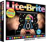 Lite Brite Ultimate Value Retro Toy, 12 Seasonal Templates, Peg Pouch, Amazon Exclusive, Light up Creative Activity Toy, Educational Stem, Gift for Girls and Boys, Ages 4+