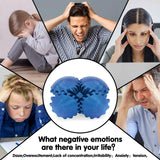 Gear Ball 3D Printed Cube Fidget Toy,Gear Sphere Fidget Toys,Sensory Toys for Stress and Anxiety Relief, Desk Toy Fidget Spinners,Stocking Stuffers for Adults & Kids Gift(Blue Green, 3.1 Inch)