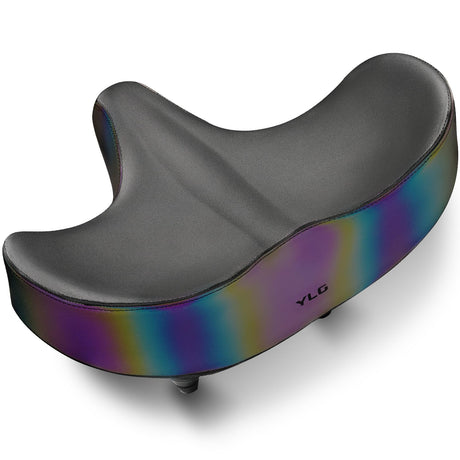 YLG Oversized Comfort Bike Seat Comfortable Replacement Bike Saddle Memory Foam Soft Bike Saddle Waterproof Universal Fit Bicycle Seat for Women Men