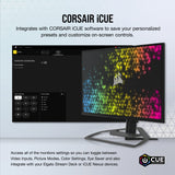 Corsair 45-Inch 240Hz OLED Gaming Monitor - 3440x1440, 0.03ms Response, G-SYNC/FreeSync Compatible