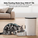 PETLIBRO Automatic Dog Feeder, 6L Dog Food Dispenser with Timer Interactive Voice Recorder, Auto Dog Feeder with Desiccant Bag 1-4 Meals Dry Food, Black Transparent