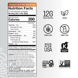 Mindright Superfood Vegan Protein Bar | Gluten Free, Non-Gmo, Low Sugar | Brain Food Snack to Enhance Mood, Energy, and Focus | Pack of 12 (Peanut Butter Cup)