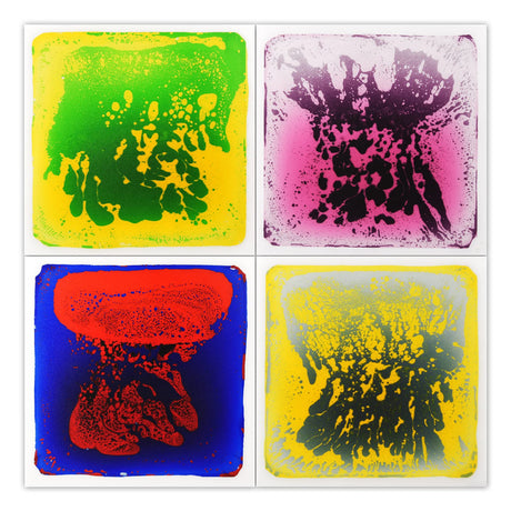 Art3d Liquid Fusion Activity Play Centers for Children, Toddler, Teens, 12" X 12" Pack of 9 Tiles