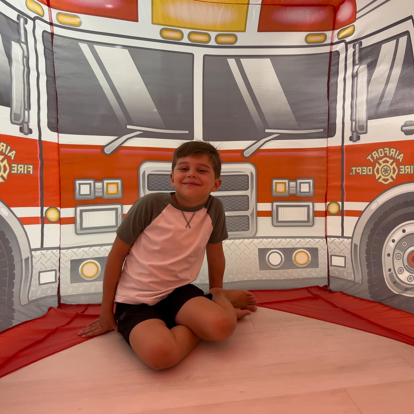 The Original Patented AirFort - Build A Fort in 30 Seconds, Inflatable Fort for Kids, Play Tent for 3-14 Years, A Playhouse Where Imagination Runs Wild, Fan not Included (Starry Night)