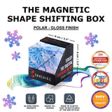 SHASHIBO Holographic Shape Shifting Box - STEM Magnetic Fidget Cube That Transforms Into Over 70 Shapes, Download Fun in Motion Toys Mobile App (Vapor)