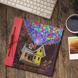 Scrapbook Photo Album,Our Adventure Book, Embossed Words Hard Cover Movie Up Travel Scrapbook for Anniversary, Wedding, Travelling, Baby Shower, etc (Adventure Book)