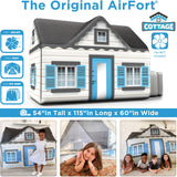 The Original Patented AirFort - Build A Fort in 30 Seconds, Inflatable Fort for Kids, Play Tent for 3-14 Years, A Playhouse Where Imagination Runs Wild, Fan not Included (Starry Night)