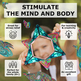 SHASHIBO Holographic Shape Shifting Box - STEM Magnetic Fidget Cube That Transforms Into Over 70 Shapes, Download Fun in Motion Toys Mobile App (Vapor)