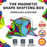 SHASHIBO Holographic Shape Shifting Box - STEM Magnetic Fidget Cube That Transforms Into Over 70 Shapes, Download Fun in Motion Toys Mobile App (Vapor)