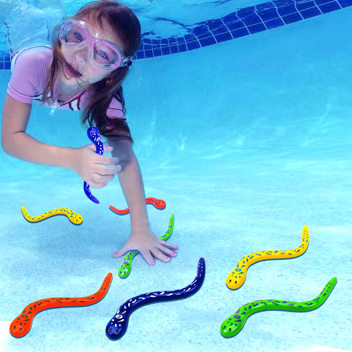 Summer Pool Toys Underwater Diving Games Dive Sticks Duck 3-Pack