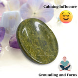 Amazing Gemstone Labradorite Worry Stone, Healing Crystals - Piedra Crystal Fidget for Gift, Meditation, Calming, Relaxation, Stress Relief