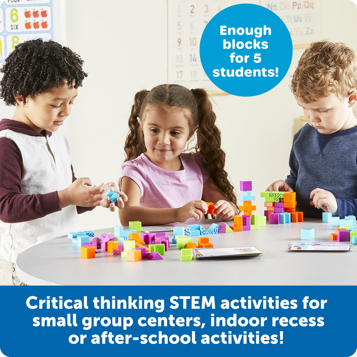 Learning Resources STEM Explorers Brainometry - 3d Puzzle, Brain Games, Brainteaser, Building Logic Toys, Gifts For Boys and Girls, Fine Motor Skills , Pattern Blocks, Math Manipulatives