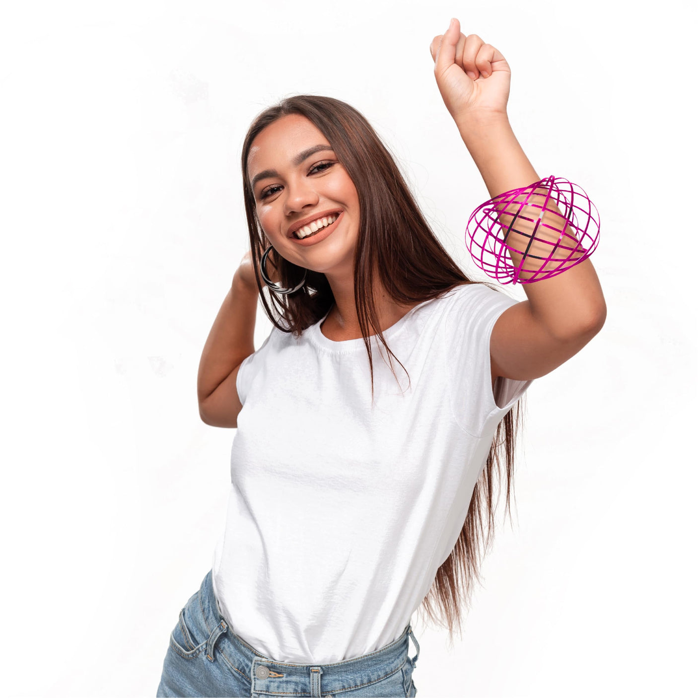 Digital Energy Kinetic Educational Spring Toy - Multi Sensory Interactive 3D Shaped Flow Ring ()