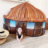 The Original Patented AirFort - Build A Fort in 30 Seconds, Inflatable Fort for Kids, Play Tent for 3-14 Years, A Playhouse Where Imagination Runs Wild, Fan not Included (Starry Night)