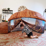 The Original Patented AirFort - Build A Fort in 30 Seconds, Inflatable Fort for Kids, Play Tent for 3-14 Years, A Playhouse Where Imagination Runs Wild, Fan not Included (Starry Night)